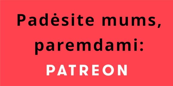 Patreon paramos skydelis